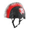 C-Preme Raskullz Fs (fit System) Child Helmet (5+ Years) 50-54CM Skull Hawk Red