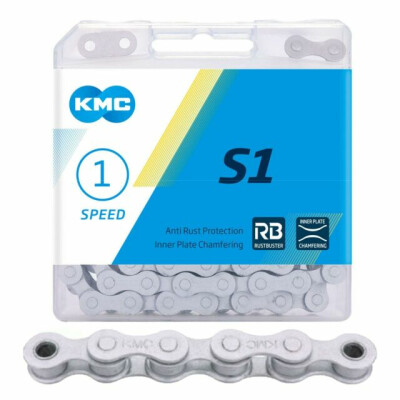 Kmc S1 1/8 Wide 1/3 Speed Rust Buster Chain 112 Link