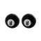 Oxford No 8 Ball Valve Caps Black/White