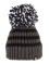 Big Bobble Hats Shady Zebra ONE SIZE Grey/Black/White