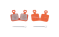 Trickstuff Power Brake Pads 170 Power 170 POWER Orange
