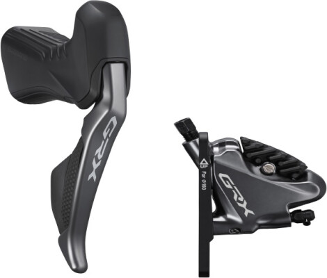 Shimano St-Rx815 Grx Di2 11-Speed Sti Bled With Br-Rx810 Calliper, Right Front