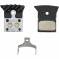 Shimano L04C Disc Pads And Spring, Alloy Black