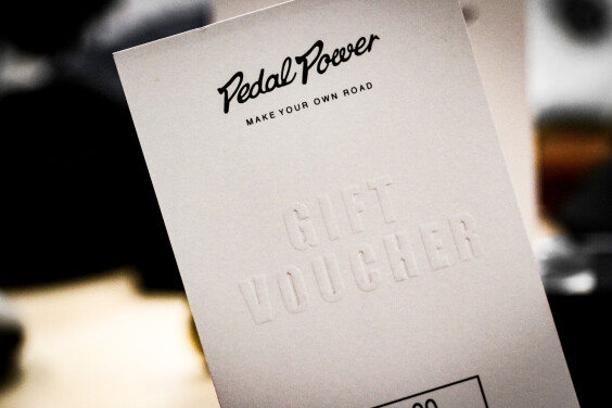Pedal Power £100 Gift Voucher