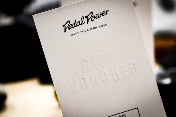 Pedal Power £10 Gift Voucher