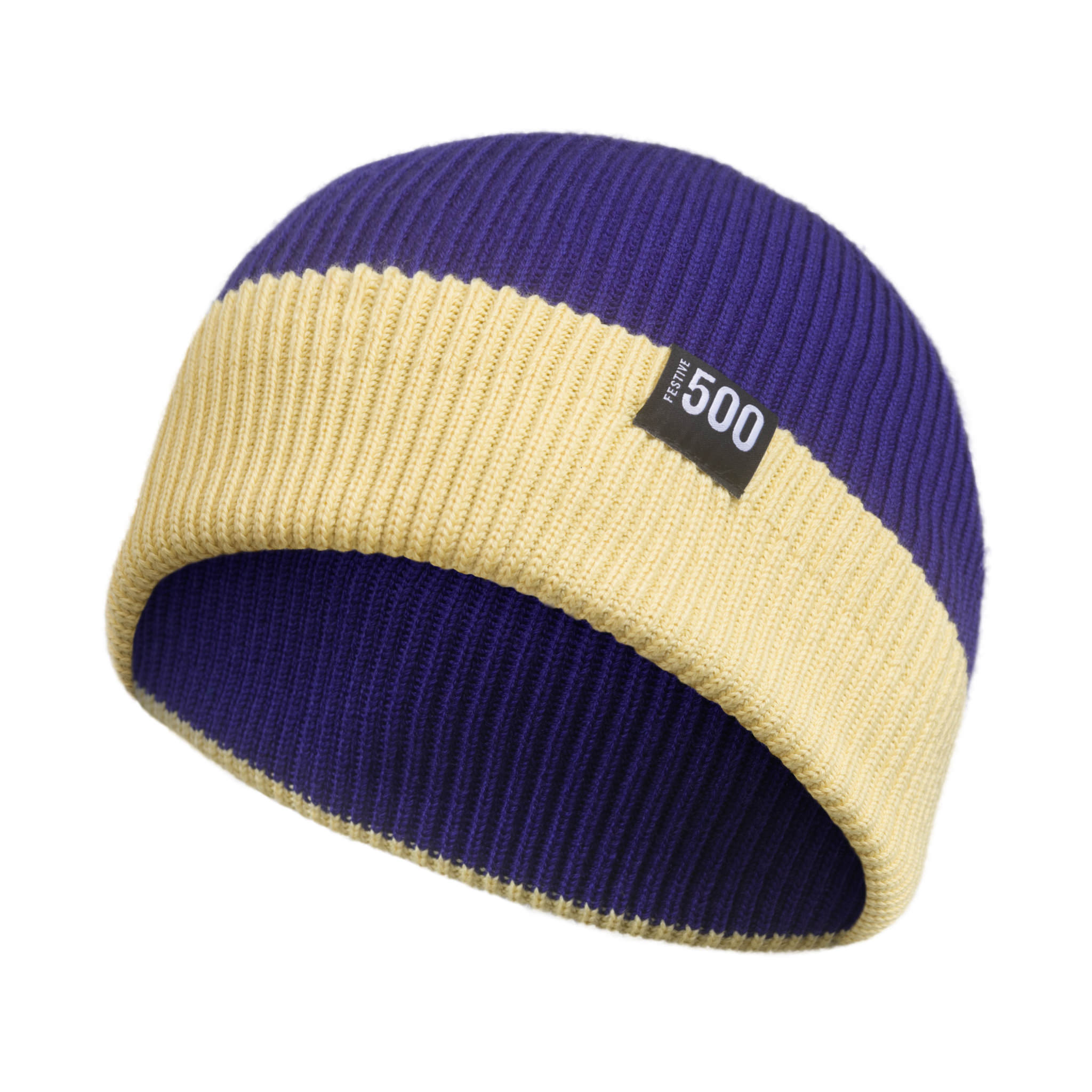 Rapha Beanie Festive 500 ONE SIZE Blue Ribbon Multicolour