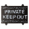 Kids Army Shop Sign Private Keep Out