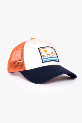 Brakeburn Hat Orange Snap Back