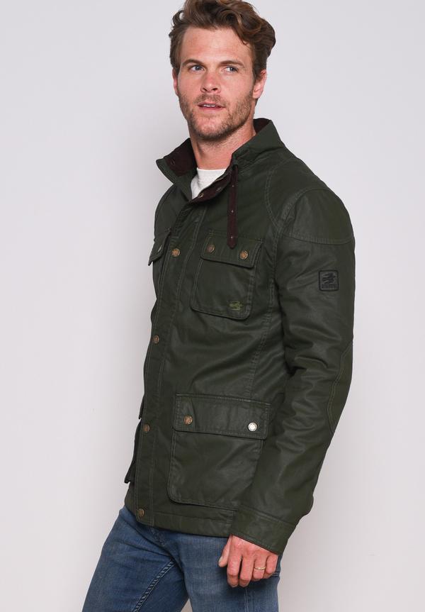 Mantaray waxed hotsell biker jacket