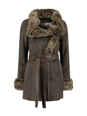 Rino & Pelle Coat Faux Suede / Fur