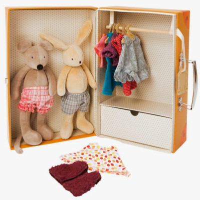 Moulin Roty Toy Wardrobe Suitcase