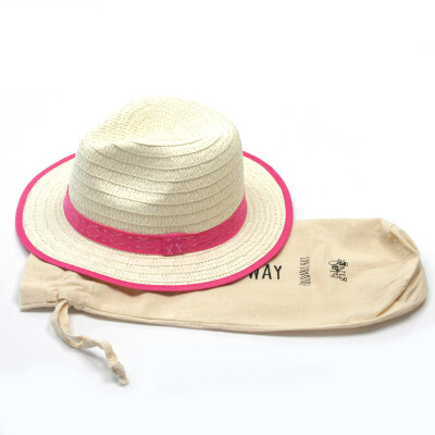 Black Ginger Hat In Bag Panama Kids