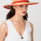 Pia Rossini Hat Kian Hat  Natural/Red