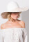 Pia Rossini Hat Cali White
