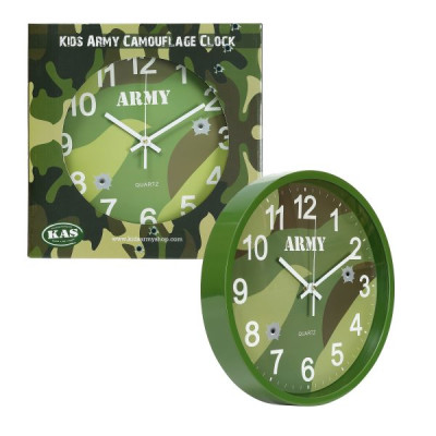 Kids Army Shop Clock Camo