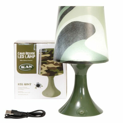 Kids Army Shop Lamp Woodland Camo