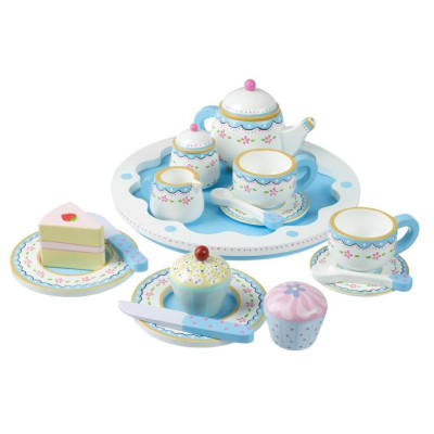 Orange Tree Toys Toy Tea Set & Tray