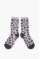 Brakeburn Sock Grey Leopard