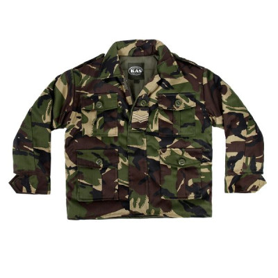 Kids Army Shop Jacket Woodland Camo