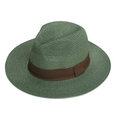 Black Ginger Hat In Bag 2 Tone Panama