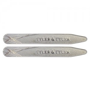Tyler And Tyler Shirt Collar Stiffner X2