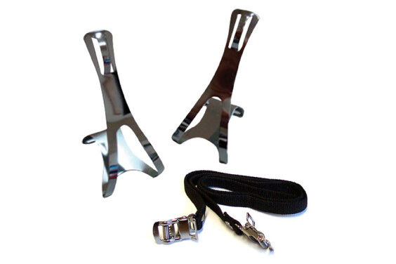 Oxford Essential Rider Equipen Steel Toe Clips/Straps