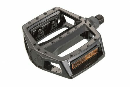 Unbranded Stock Platform Alloy Pedals – Black 9/16 Inch (pair)