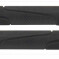 Unbranded Stock Rubber Atb Grips – Black (pair) Black