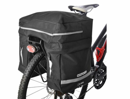 Oxford Essential Rider Equipen Oxford C35 Triple Pannier Bags – Black