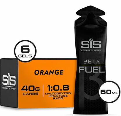 Science In Sport Beta Fuel Energy Gel - Box Of 6 Gels - Strawberry And Lime