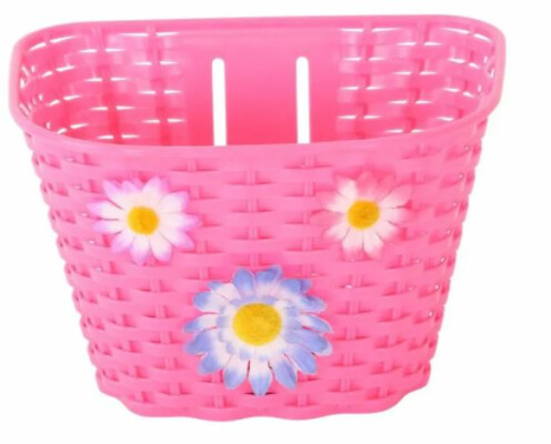 Bumper Bumper Handlebar Basket Pink/White