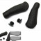 Unbranded Stock Krayton Rubber Comfort Grips – Black (pair) Black