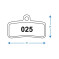 Rwd R025 Pads Slate, Saint M810 SAINT M810 Sintered