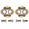 Crank Brothers Premium Cleats Brass