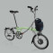 Brompton Bicycle Ltd H 6 L MARATHON RACER Matcha Green