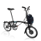 Brompton Bicycle Ltd M 2 L MARATHON RACER Black/Black