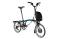 Brompton Bicycle Ltd Electric C Line 12 Spd High Rack HIGH+RACK Ocean Blue/Black