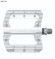 Ht Pedals Ans01 9/16&quot; Silver