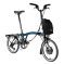 Brompton Bicycle Ltd H 12 R MARATHON RACER Ocean Blue/Black