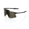 100% Hypercraft MATT BLACK Soft Gold Mirror Lens