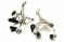 Sunrace Alloy Dual Pivot Front SET 49MM DROP Silver