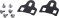 Shimano Spd-Sl Cleat Spacer Kit 3XSPACER 6 BOLT