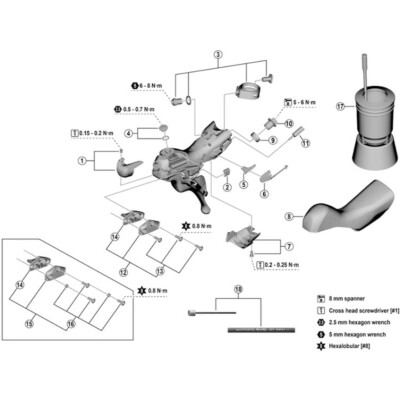 Shimano R7020 Face Plate