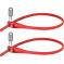 Hiplok Z-Lok Armoured Reuseable Tie 40CM Red