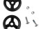 Brompton Bicycle Ltd Adv Roller Wheel Pair P-LINE Black
