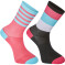 Madison Sportive Mid 2Pk Small Black/Pink