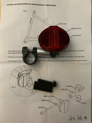 Brompton Bicycle Ltd Aux Rear Reflector