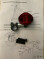 Brompton Bicycle Ltd Aux Rear Reflector C-LINE R/L TYPE Red
