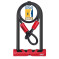 Abus Ultimate 420+cable 23CM Black/Red