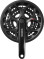 Shimano Tourney A073 165MM 7/8SPD 50/39/30T Black